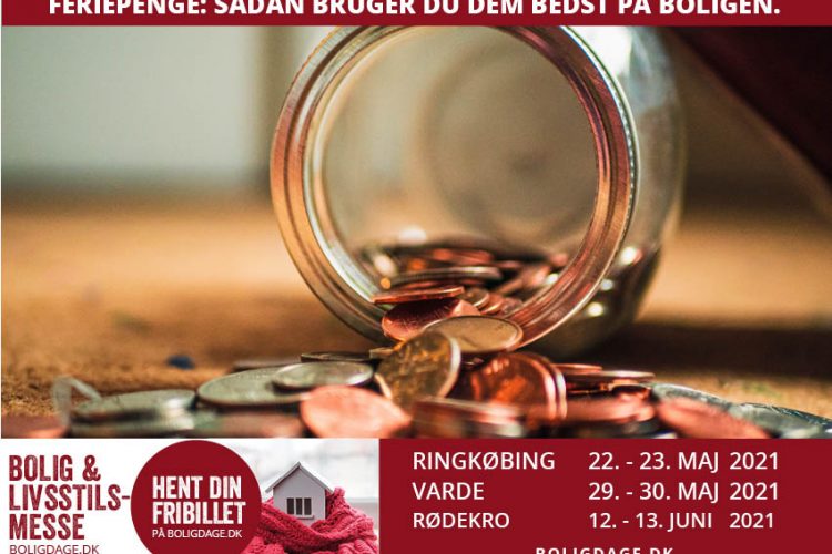 Feriepenge: Sådan bruger du dem bedst på boligen.